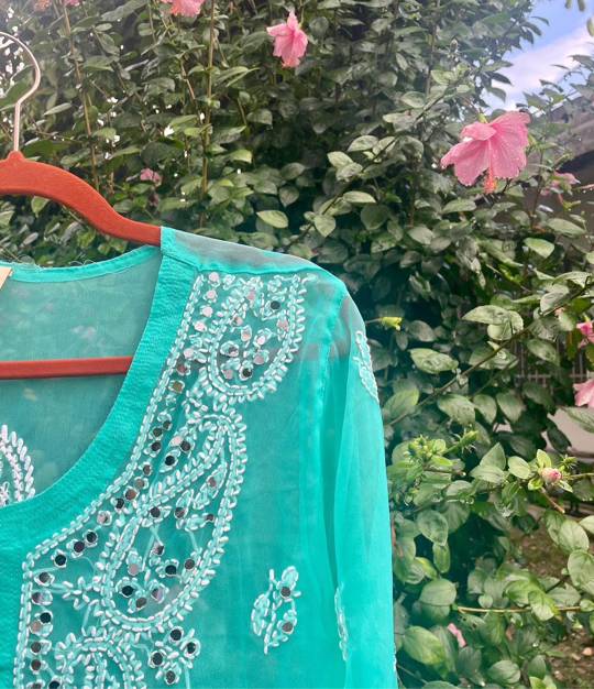 Festive Kurti - Blue