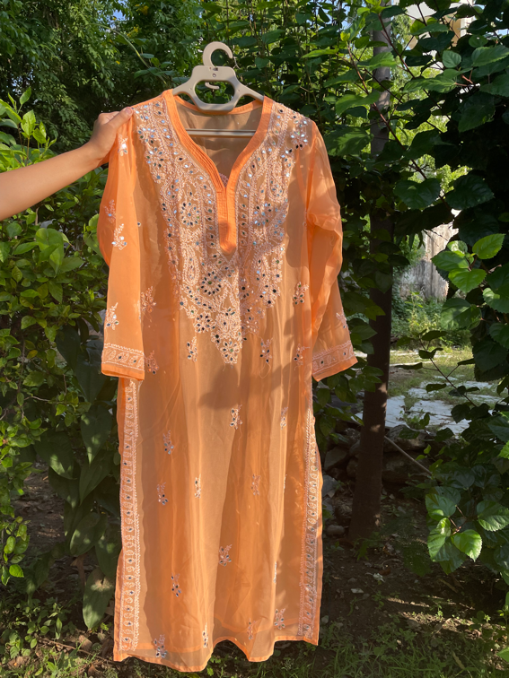 Festive Kurti - Orange