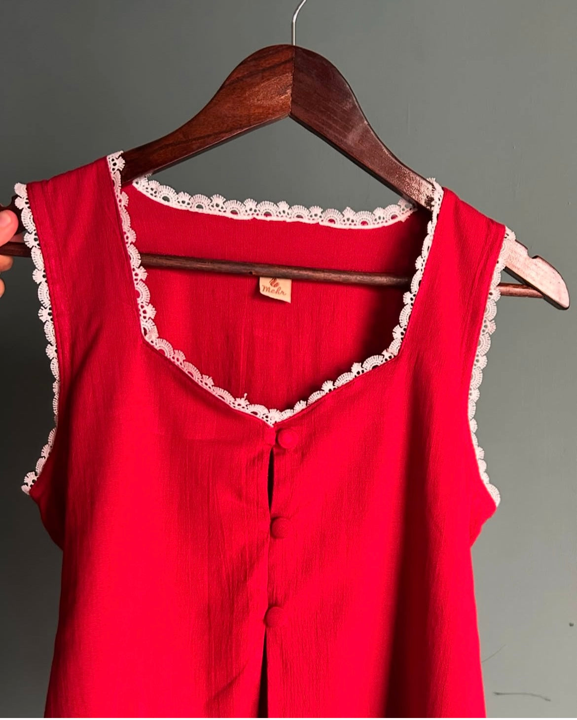 Red Emily Top