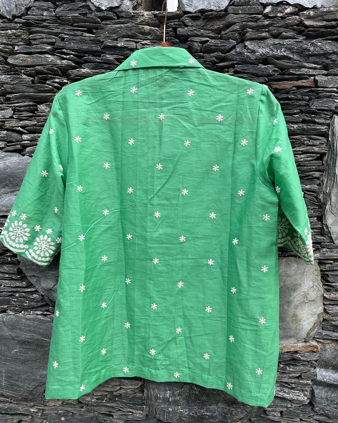 Botanical Embroidered Shirt