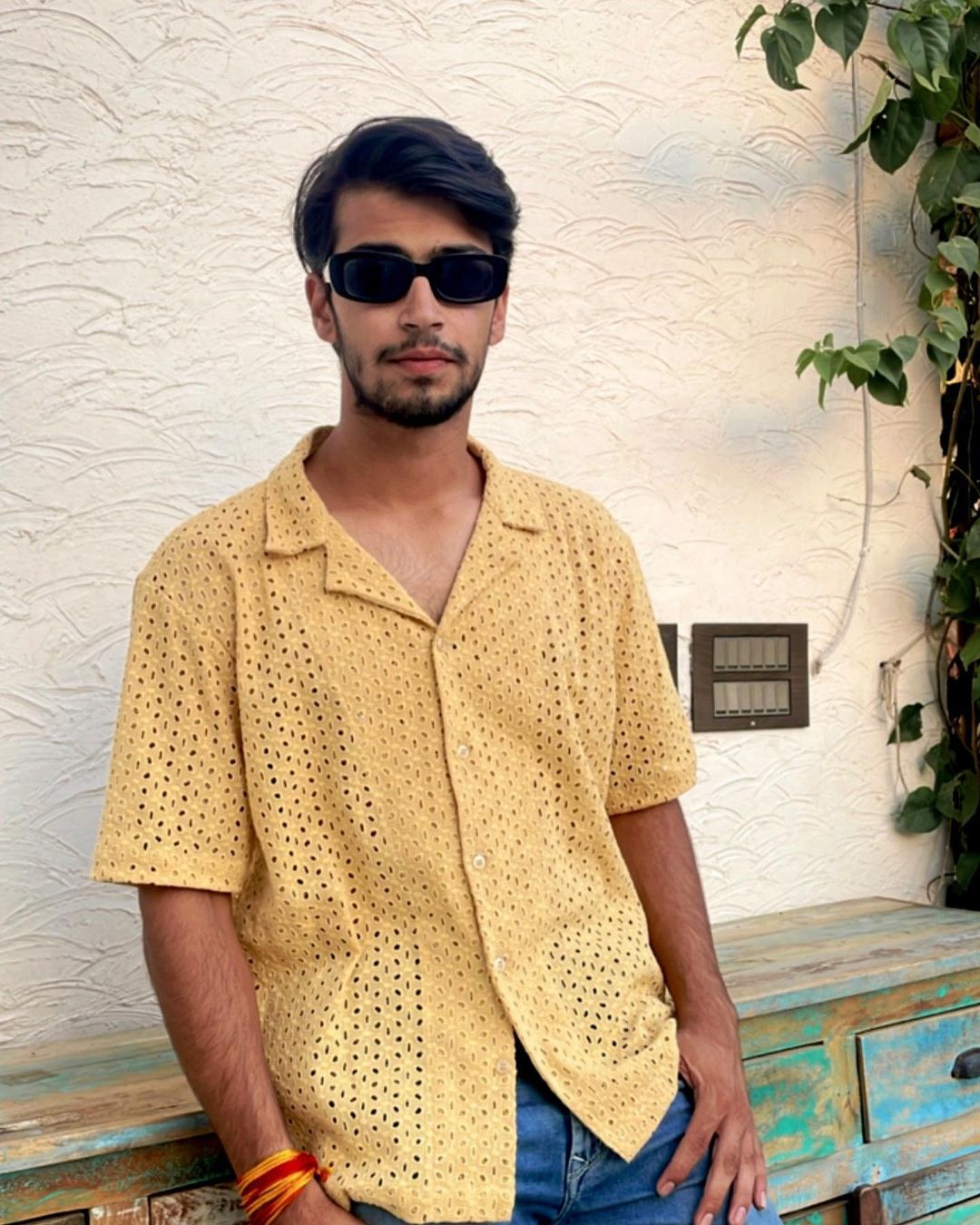 The classic beige shirt for men