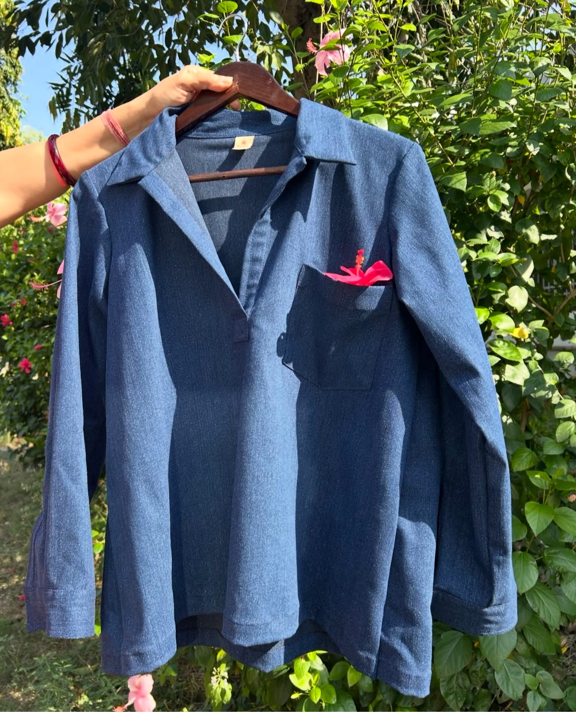 Denim Bliss Shirt💙