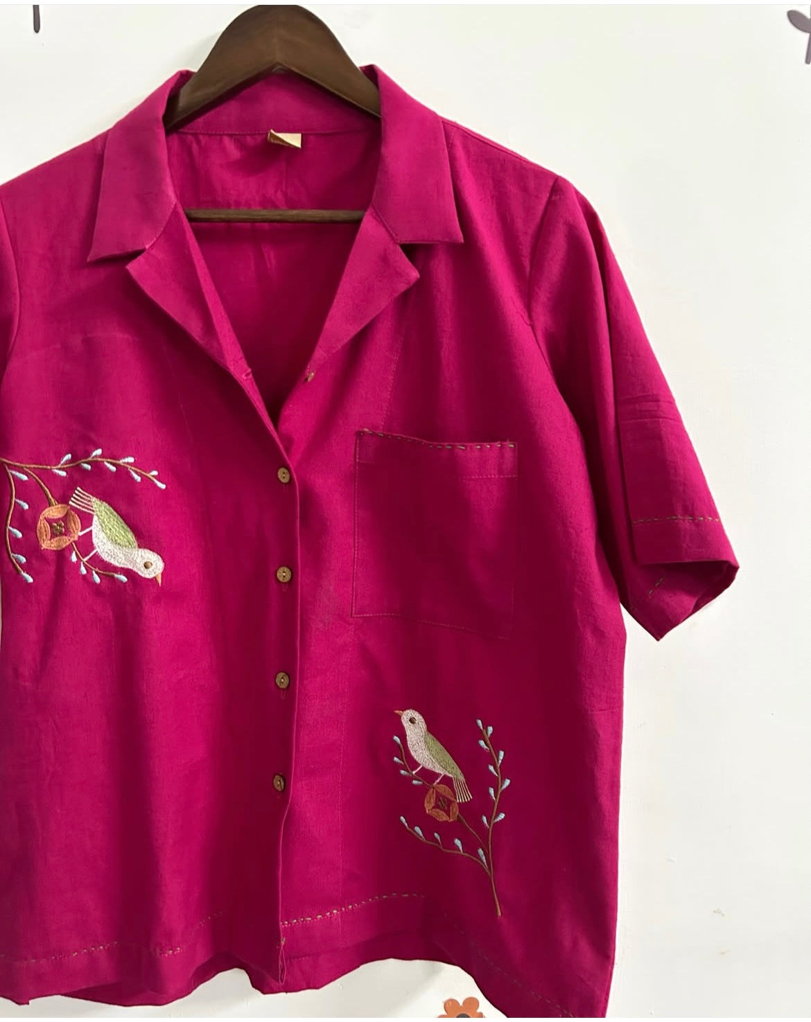 Pink Chidiya Shirt