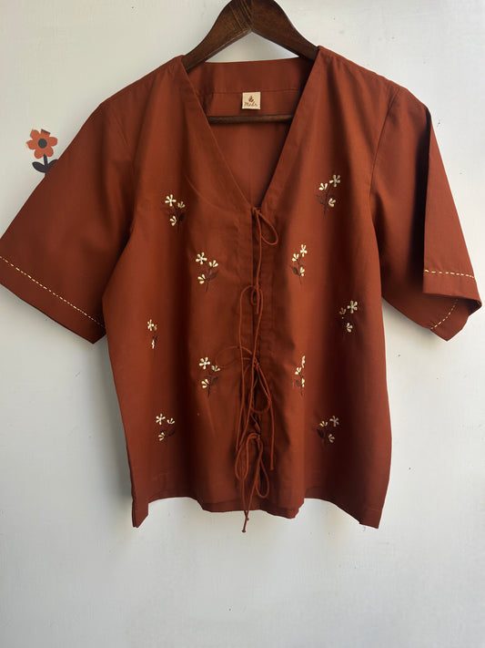 Sunheri Knot Top 🤎