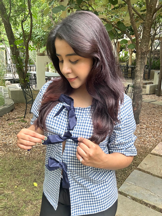 Hazel Knot Top 💙