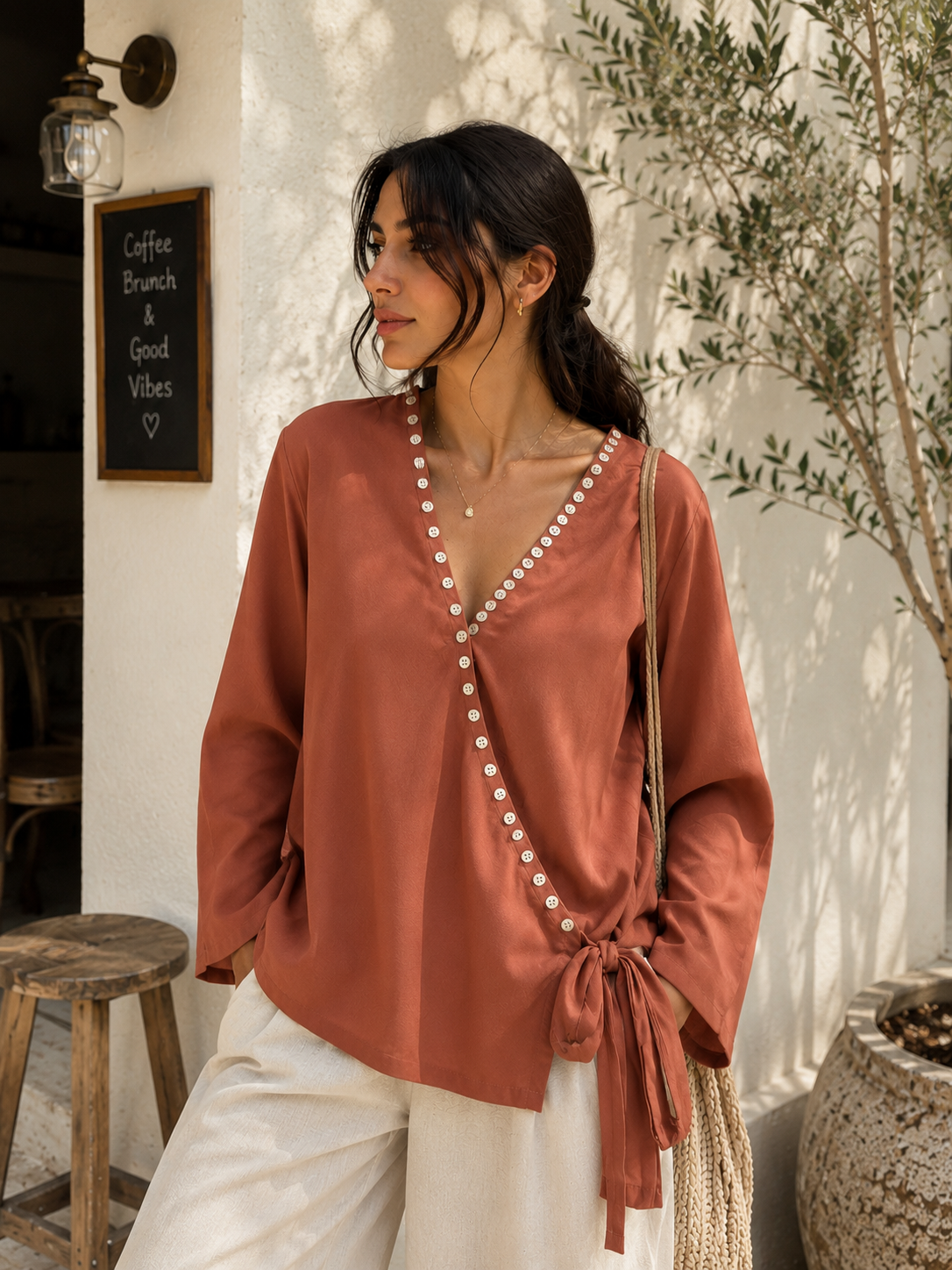 Noa Wrap Top