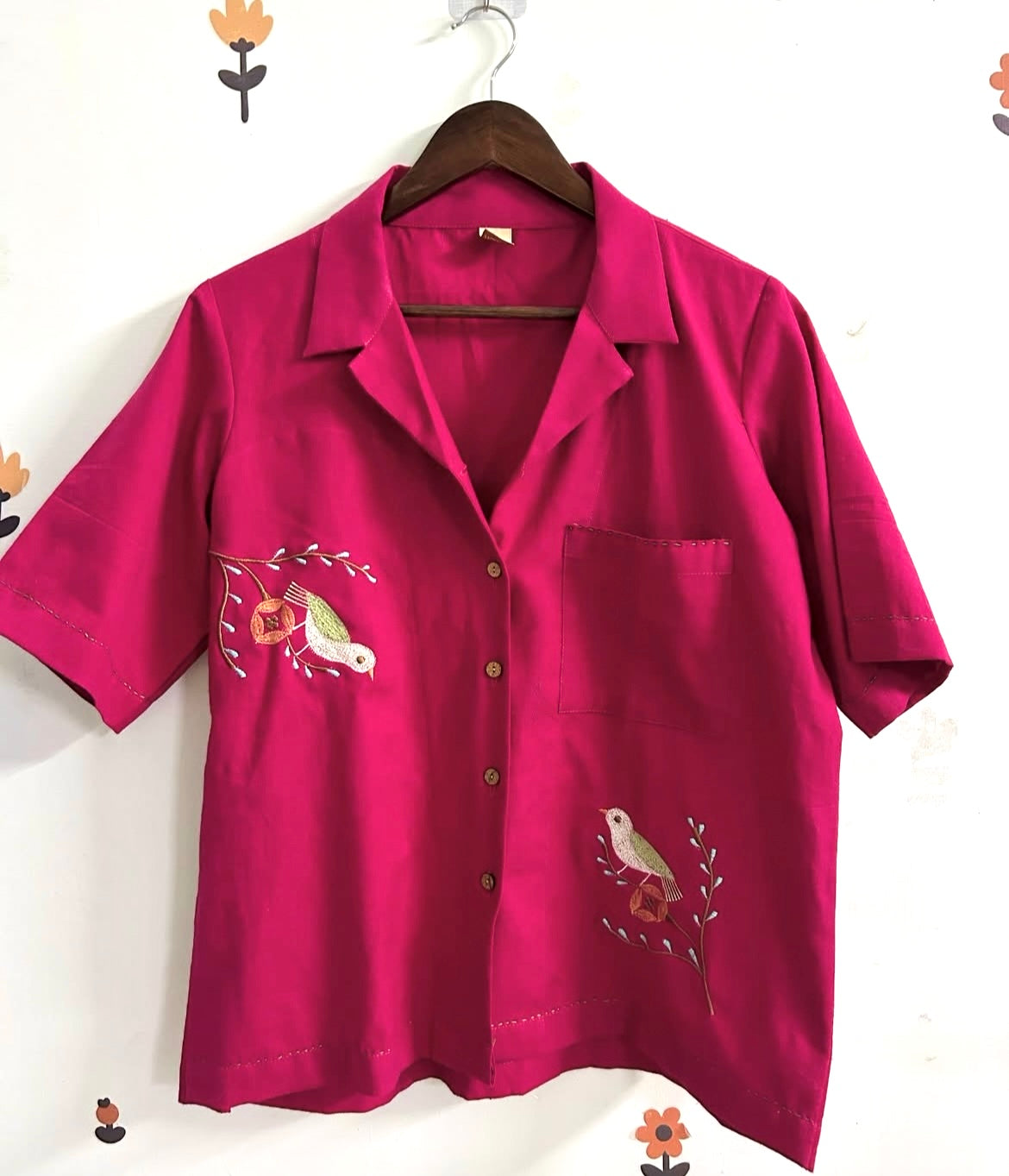 Pink Chidiya Shirt