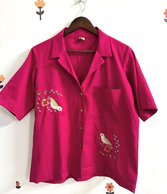 Pink Chidiya Shirt