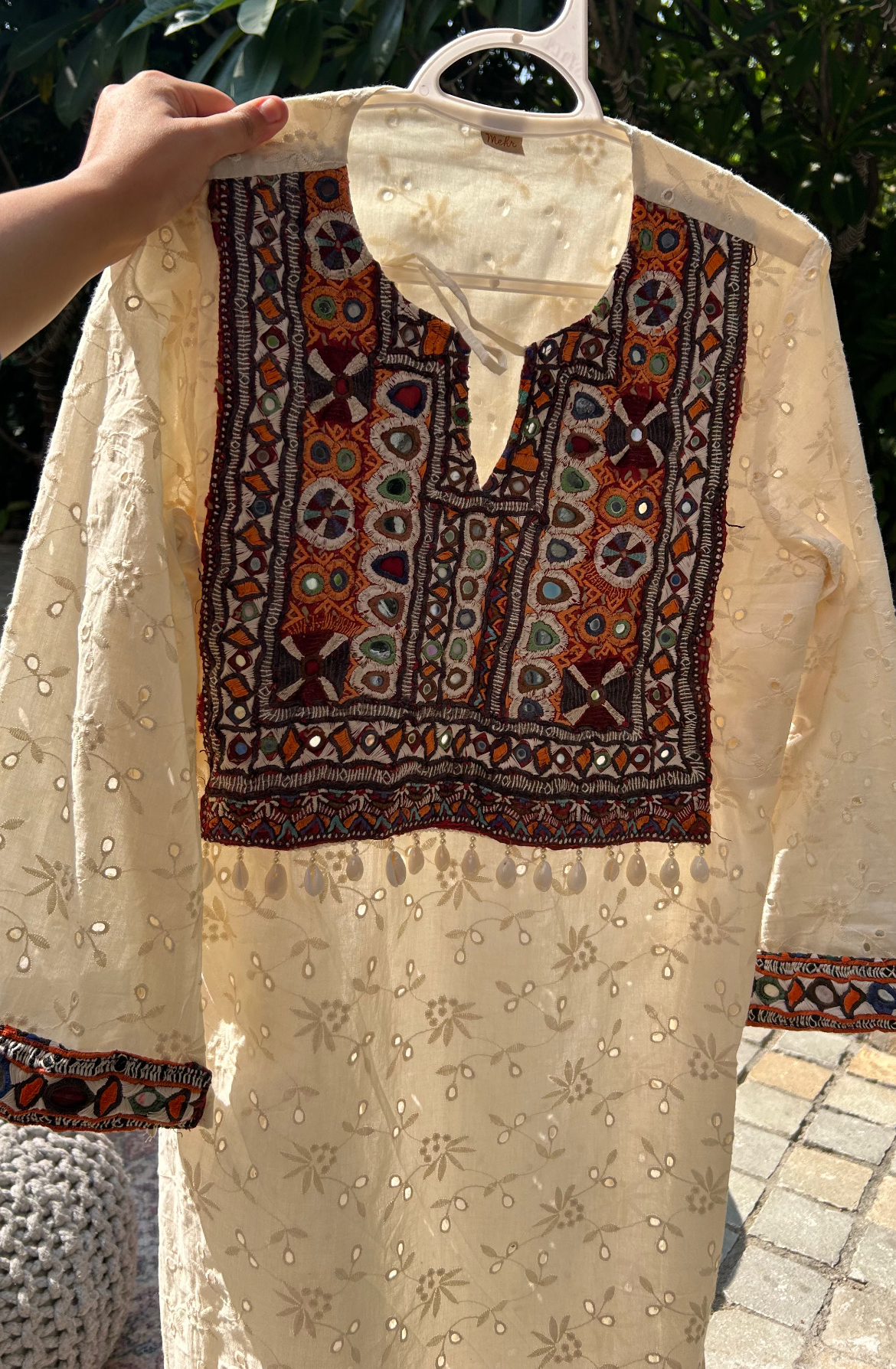 Boho Kurta with patch work✨
