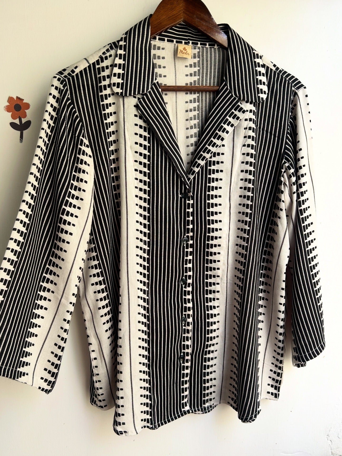 Wabi Sabi Mull cotton shirt🤍
