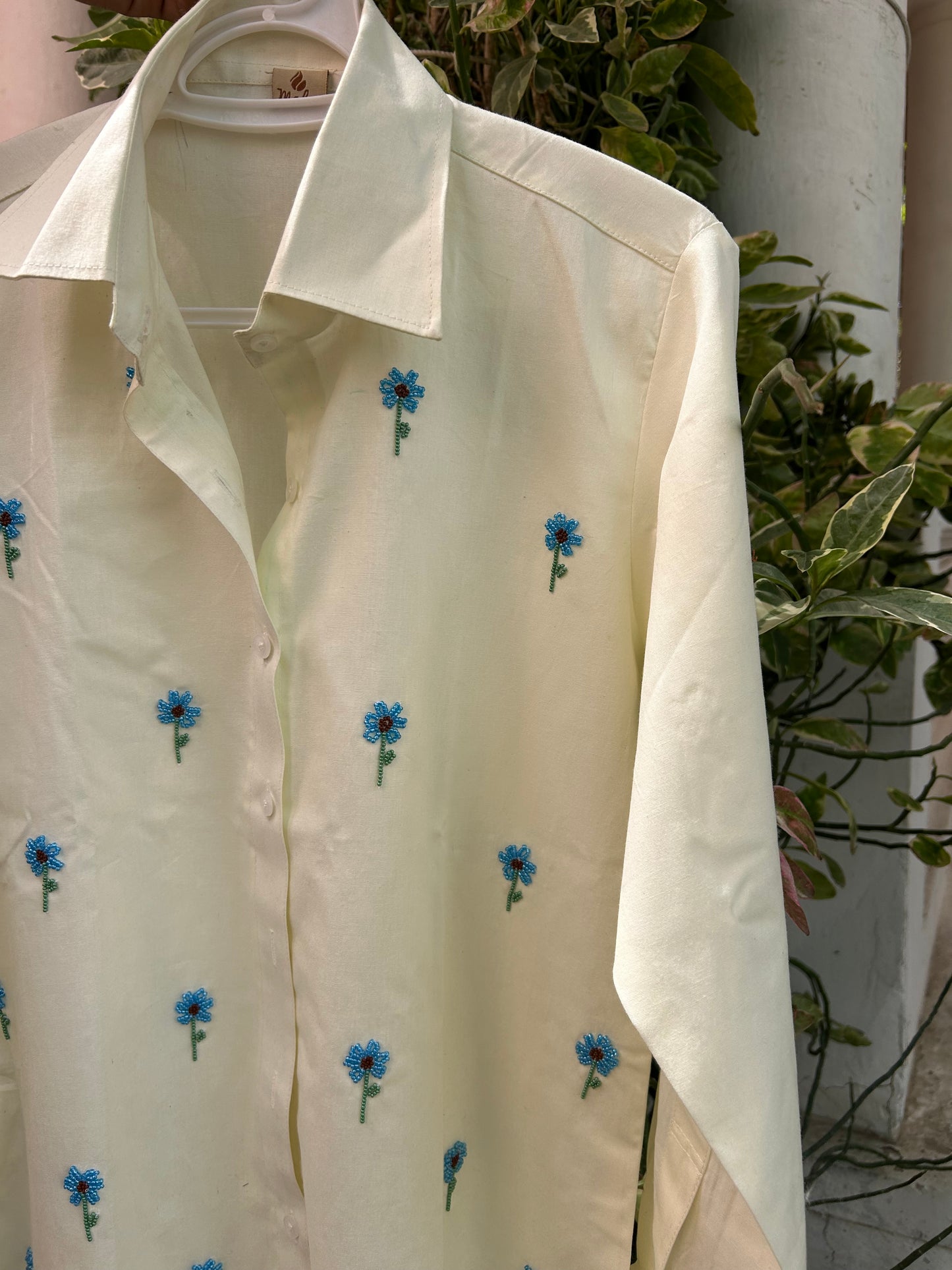 Elio Shirt (Hand beaded) ✨