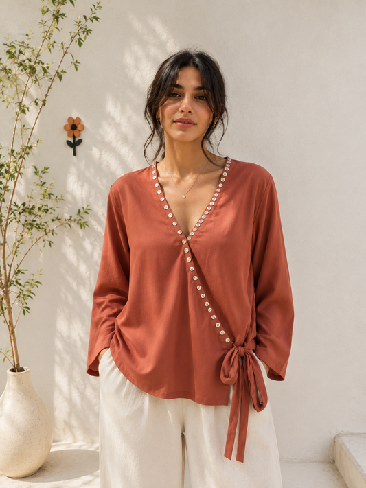 Noa Wrap Top