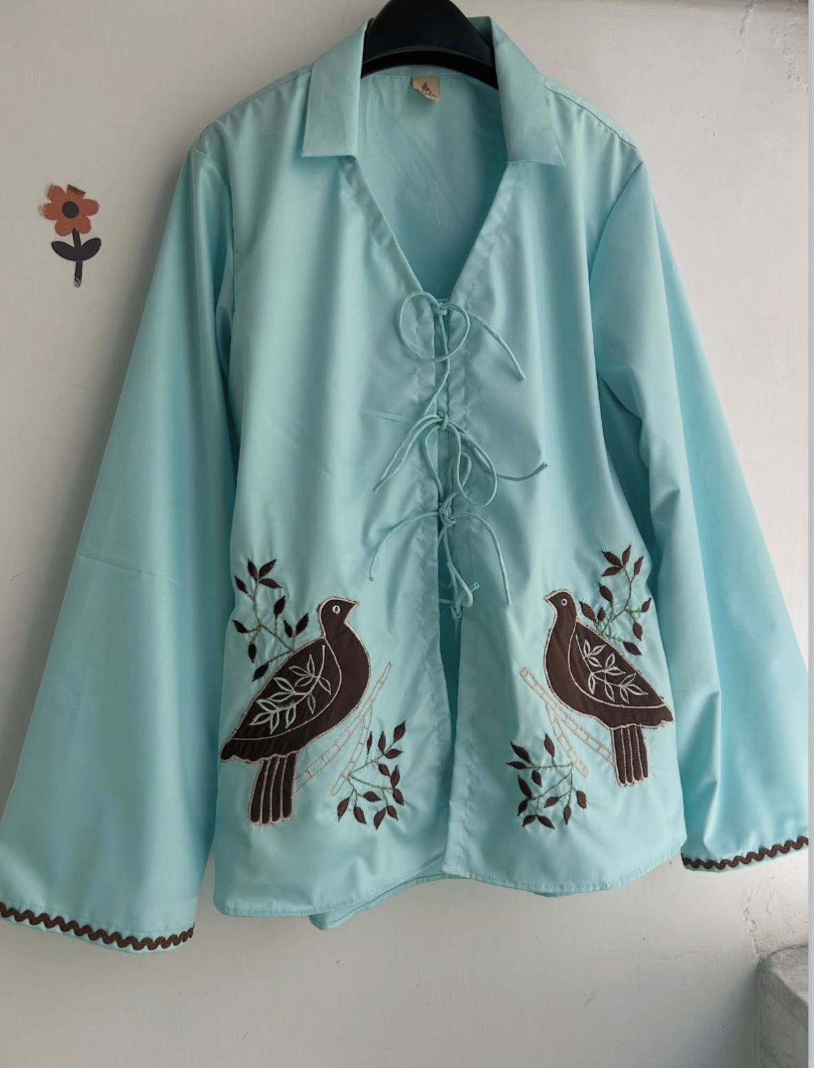 Elle Knot Shirt 🩵