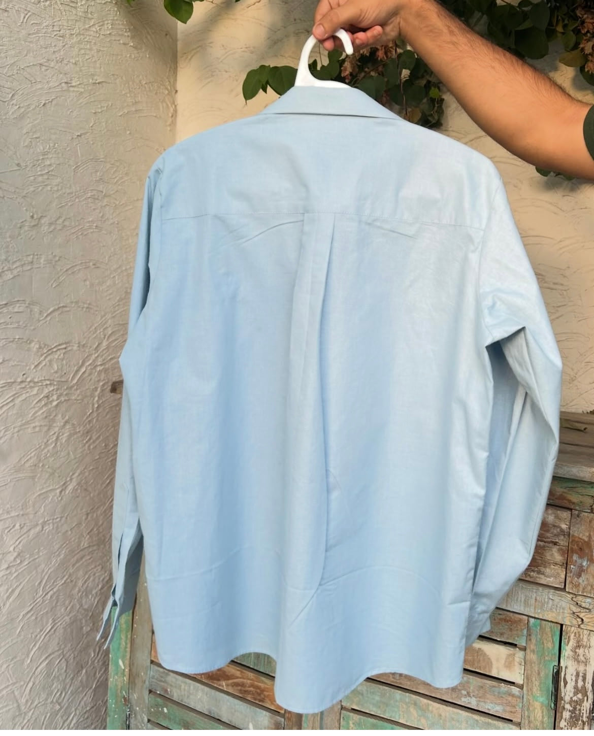 Powder Blue Sunflower Shirt 🌻