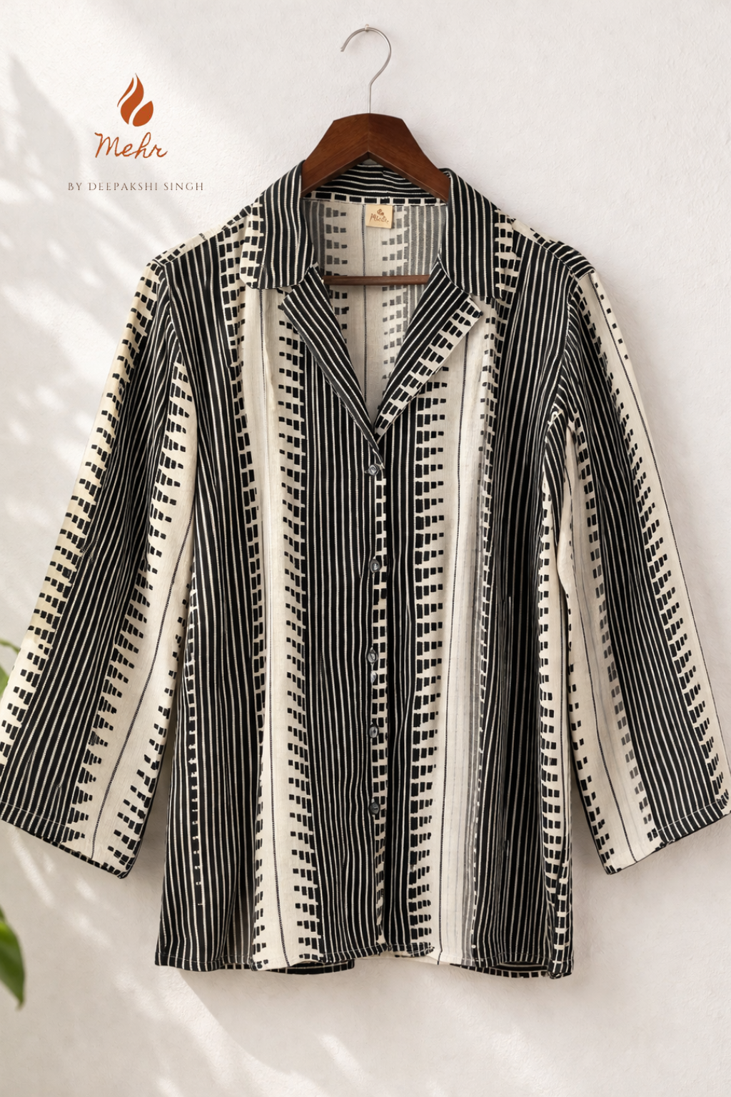 Wabi Sabi Mull cotton shirt🤍