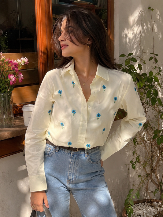 Elio Shirt (Hand beaded) ✨