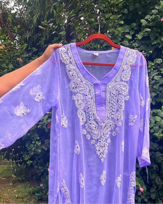 Festive Kurti - Purple