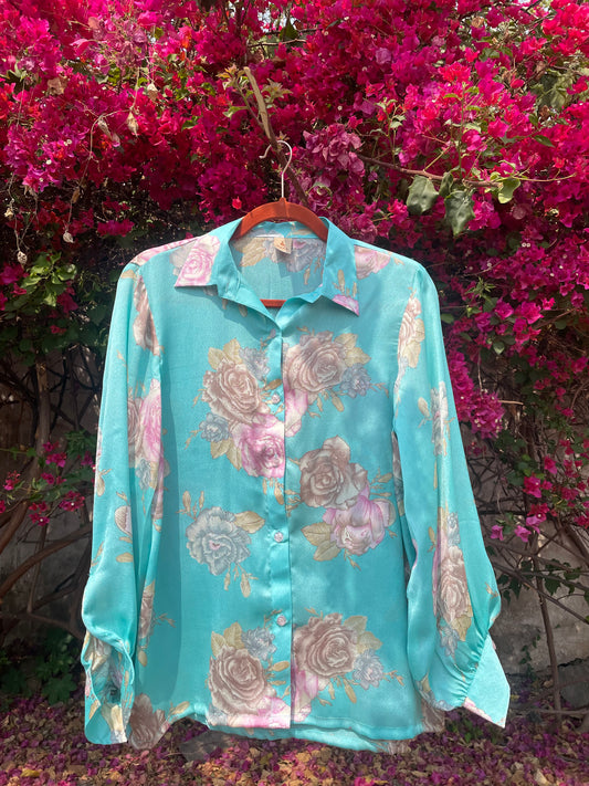 Aqua shirt🦋
