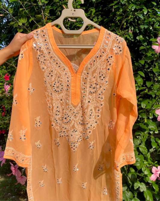 Festive Kurti - Orange
