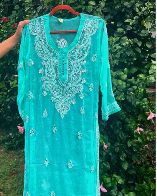 Festive Kurti - Blue