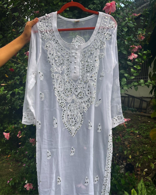 Festive Kurti - Grey